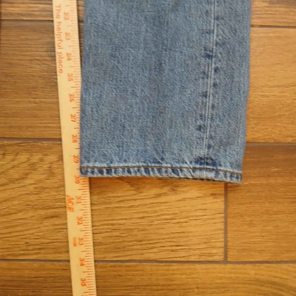 Levi's 501 Mens 34x32 (FITS 31x30) Blue Denim Straight Leg Button Fly Y2K